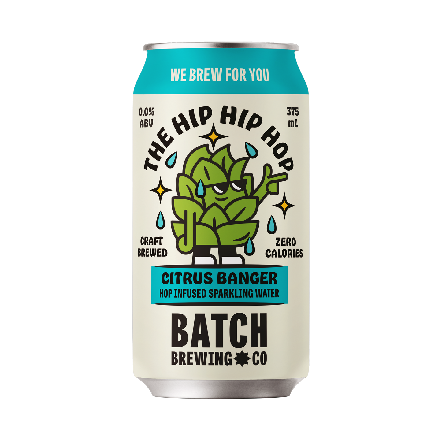 Hip Hip Hop Citrus Banger - Hop Infused Sparkling Water